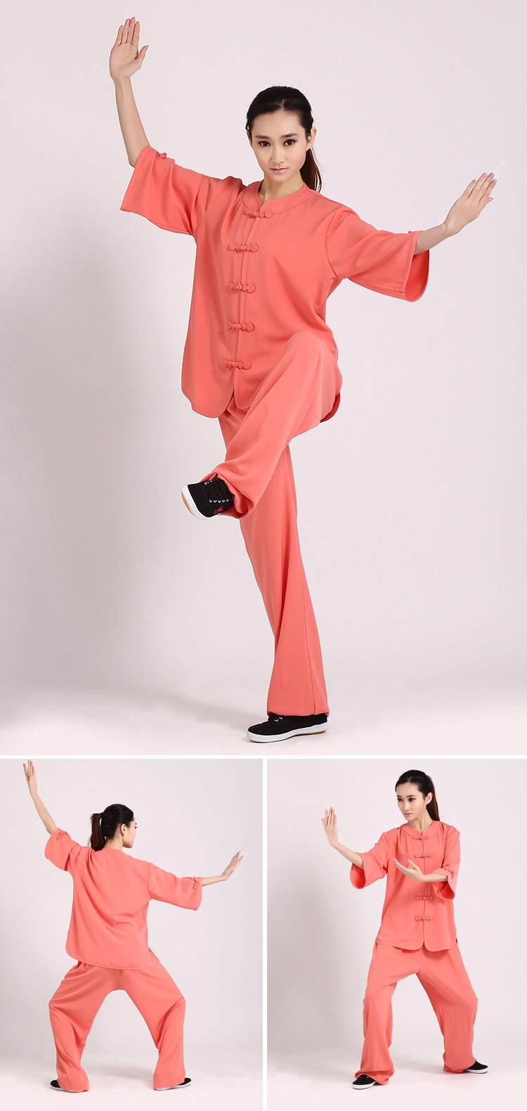 Tai Chi Clothing Uniform Summer Half Sleeve Women Tai Chi Clothing Uniform Women